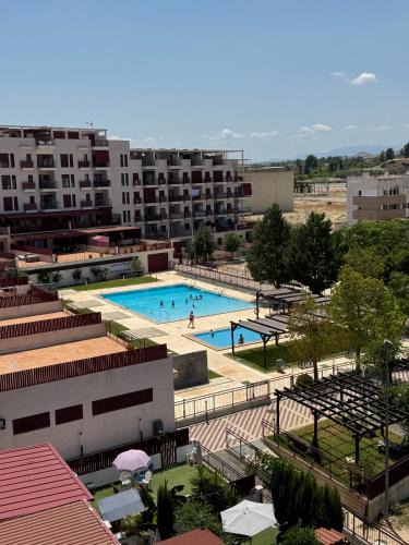Villanueva Del Rio Segura Apartment | Ático con terraza, piscina y jacuzzi