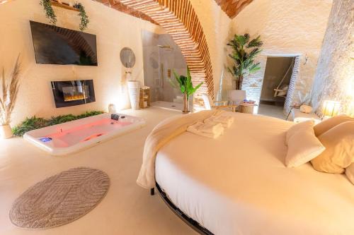 Pia Apartment | Écrin Secret - Suite troglodyte avec spa