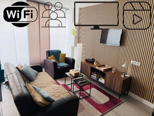 Neuilly-Saint-Front Apartment | Élégant et cosy 2 pièces entre histoire et champagne