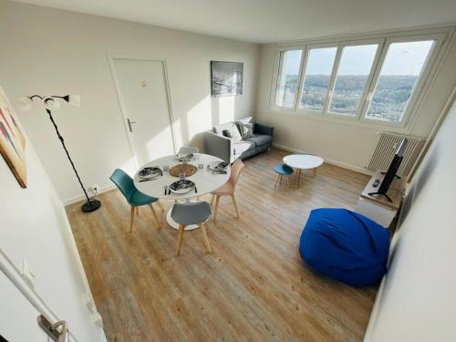 Quartier de la Grand'Mare Apartment | Évasion avec vue panoramique sur Rouen - 424