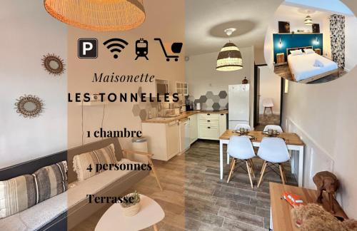 Celleneuve Apartment | 047- T2 Proche MBS, 4pers, Wifi, Parking, jardinet