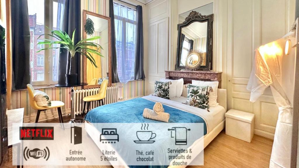 Tourcoing House | 06 - Malibu Style, private room Close to train station,