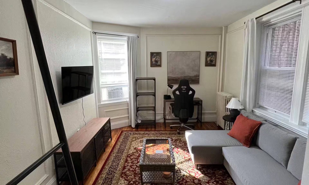 North Brookline Apartment | 1 FREE parking spot Coolidge Corner 1 bed Vrbo