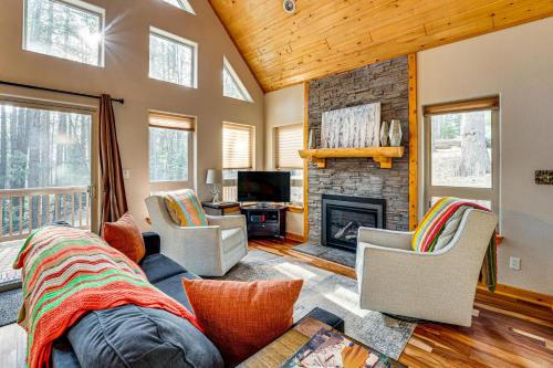 Angel Fire House | 1 Mi to Angel Fire Resort: Mtn Cabin w/Fire Pit!
