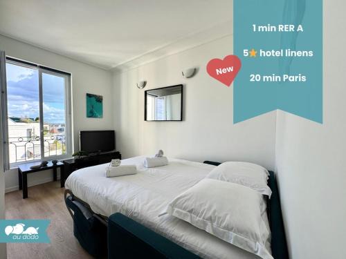 Maisons-Laffitte Apartment | 1 min Gare RER A - 20min Paris - Joli studio neuf