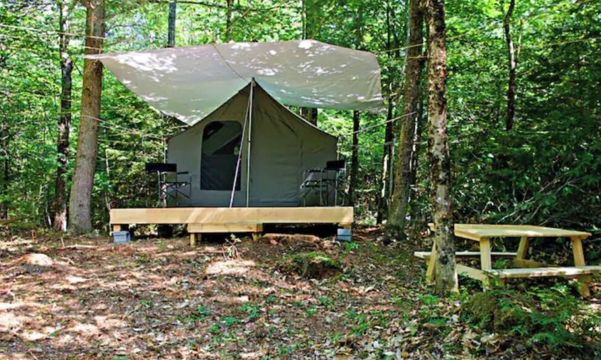 North Jay RV Rental | 100 Acre Whispering Woods