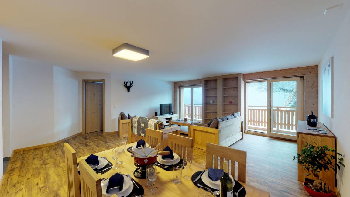 Veysonnaz Apartment | 115 m² Apartment ∙ 2 bedrooms ∙ 6 guests