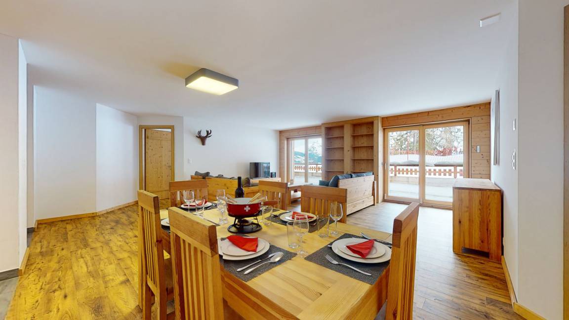 Veysonnaz Apartment | 115 m² Apartment ∙ 2 bedrooms ∙ 6 guests