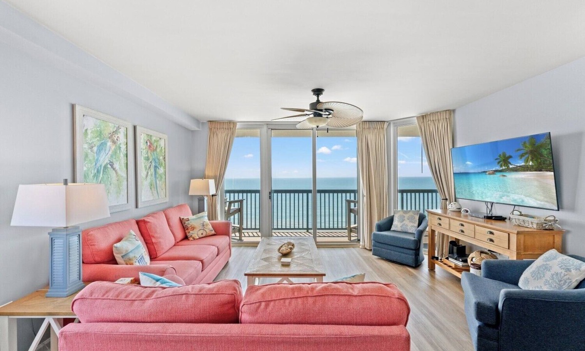Ocean Drive Condo | 14th Floor AshWorth, Beachfront, Wifi, Pools, Lazy River | AshWorth - 1409