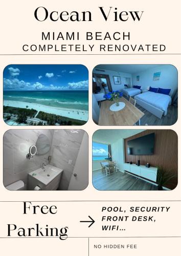 Mid Beach Apartment | 1701 - Studio Ocean Front Free Parking Pool