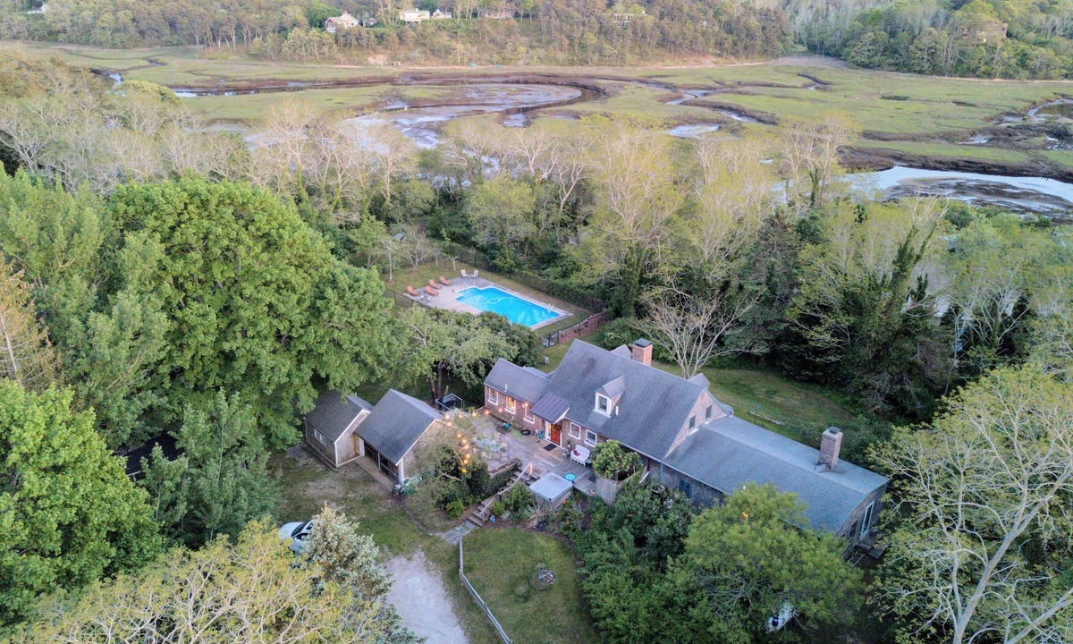 Truro House | 18th Century riverfront getaway with Heated Salt-water Pool