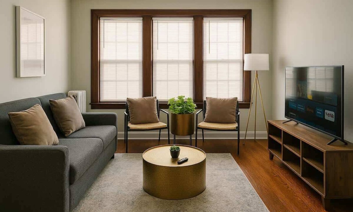 Cragin Apartment | 1BR 1BA Windy City Hideout