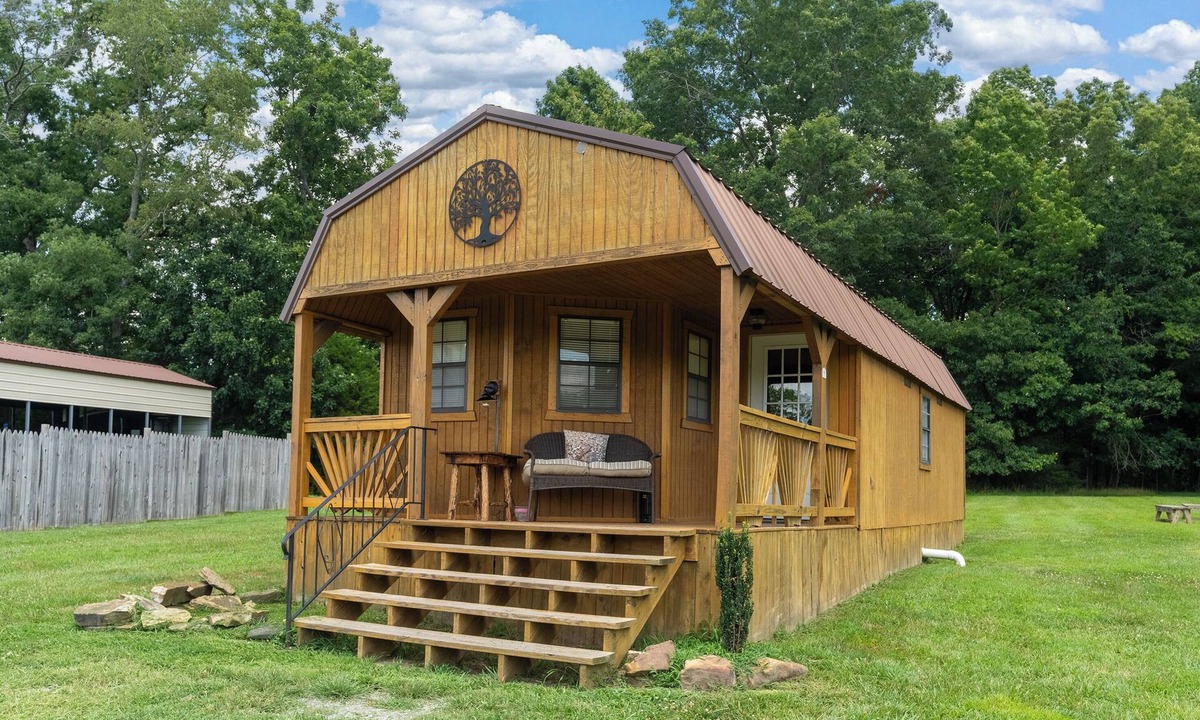 Marion Cabin | 1BR- Boat Parking, Firepit, Grill, cold AC