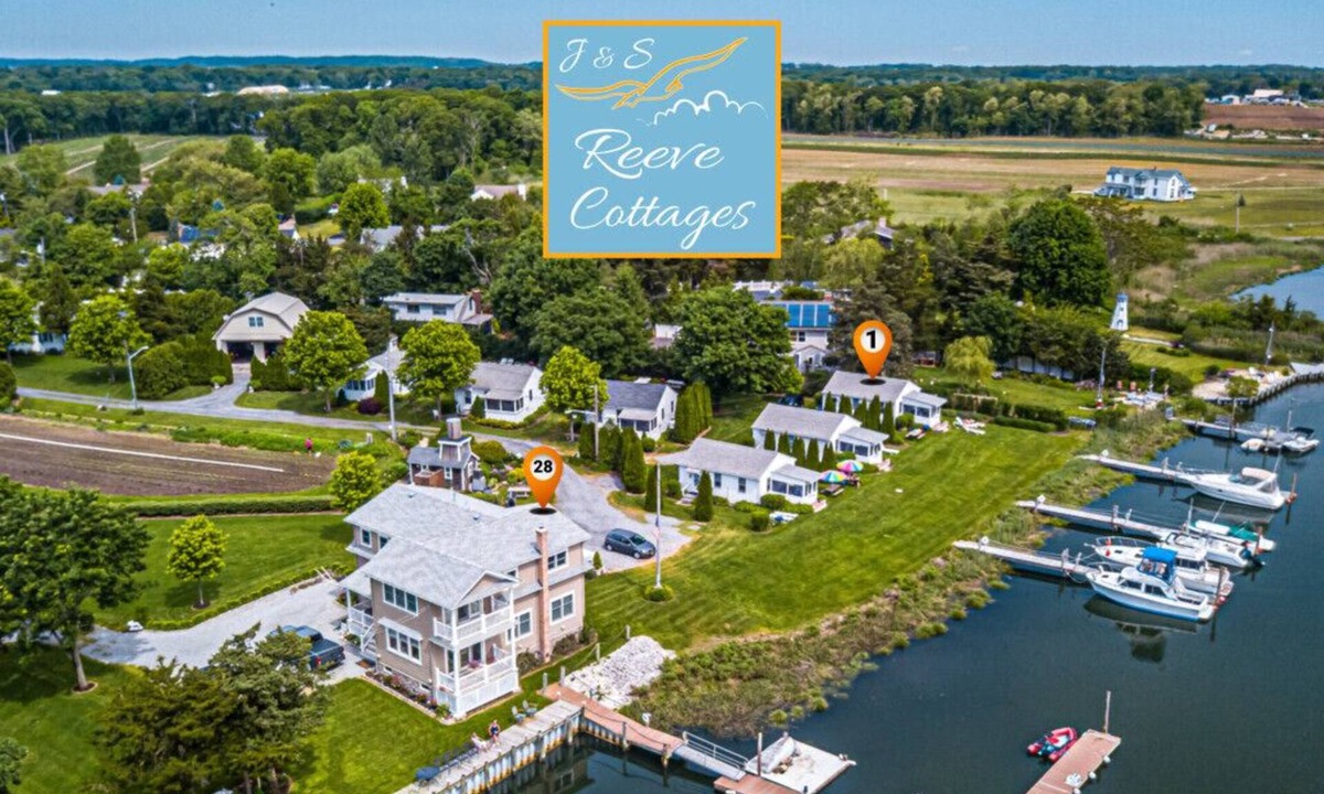 Aquebogue Cottage | 1st of 6 Premier Waterfront Vacation Rentals on Long Island NY in Wine Country of Famed North Fork