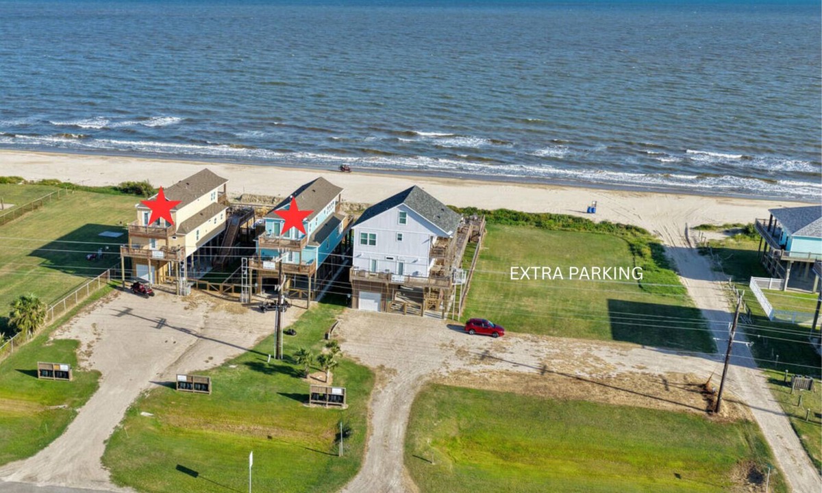Port Bolivar House | 2 Beachfront Homes, 2 Heated Pools, 2 Hot Tubs, 2 Lifts, Pet Friendly, Sleeps 48