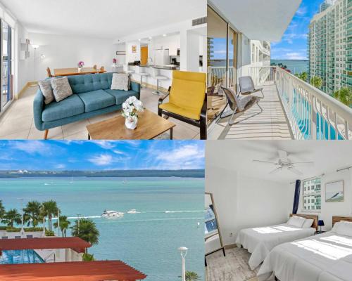 Brickell House | 2 Bedroom, 2 Bathroom plus Den Brickell Condo Pool, Hot Tub, and Gym