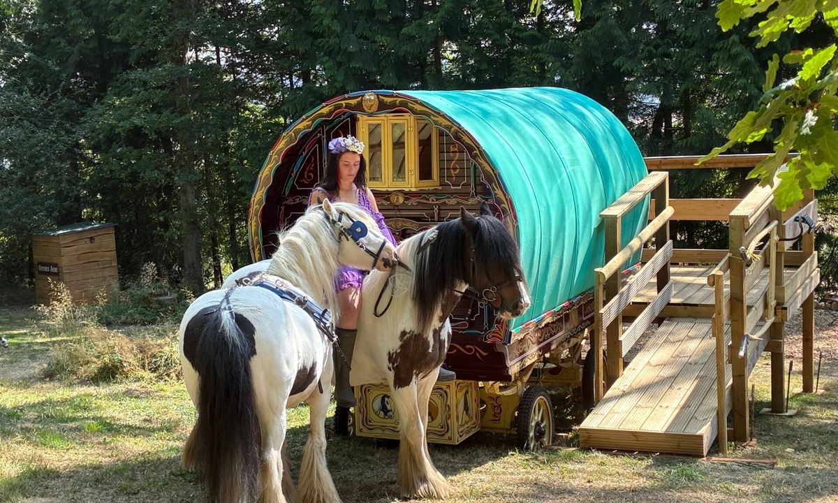 Longhope Ski Chalet | 2 Guests - Pet Friendly - Traditional Gypsy Vardo