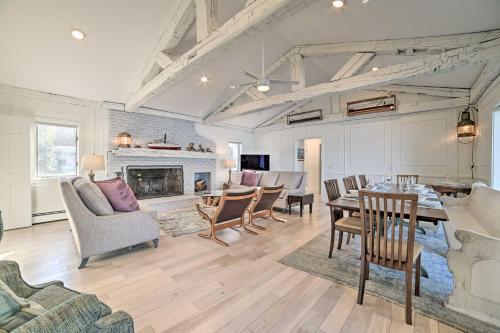 Suttons Bay House | 2 Living Areas, Tennis! Waterfront Suttons Bay Gem