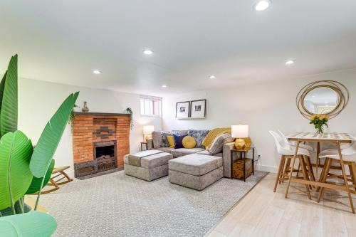 City Park Apartment | 2 Mi to Downtown Denver: Stylish Gem w/Fireplace!