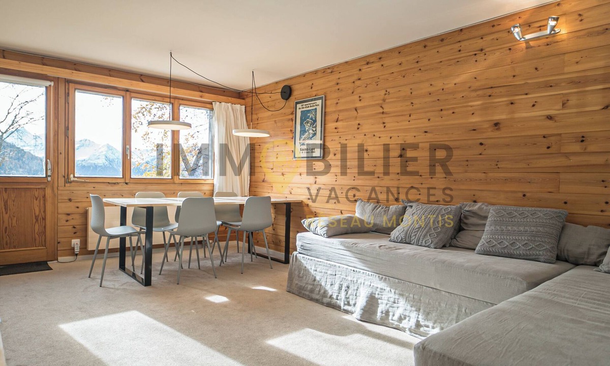 Chandolin Apartment | 2 pièces agréable et confortable, rez-de-chaussée/jardin, d'une petite résidence au centre de Chando