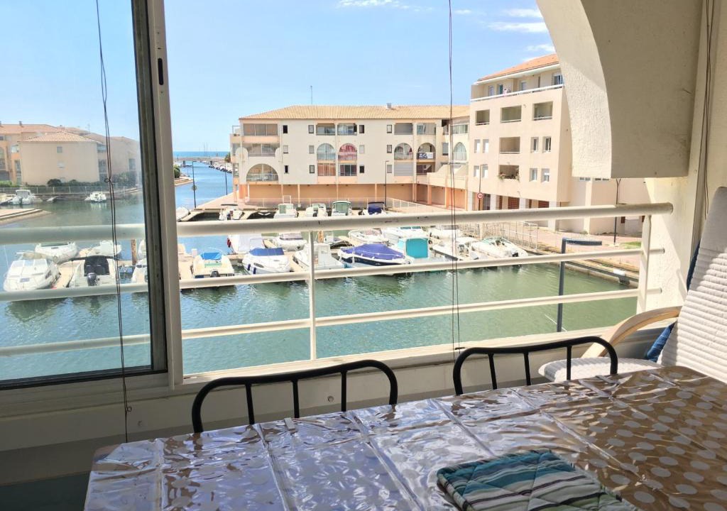 Sete Apartment | 2 pièces cabine Sète avec vue sur canal et parking privé - FR-1-338-311