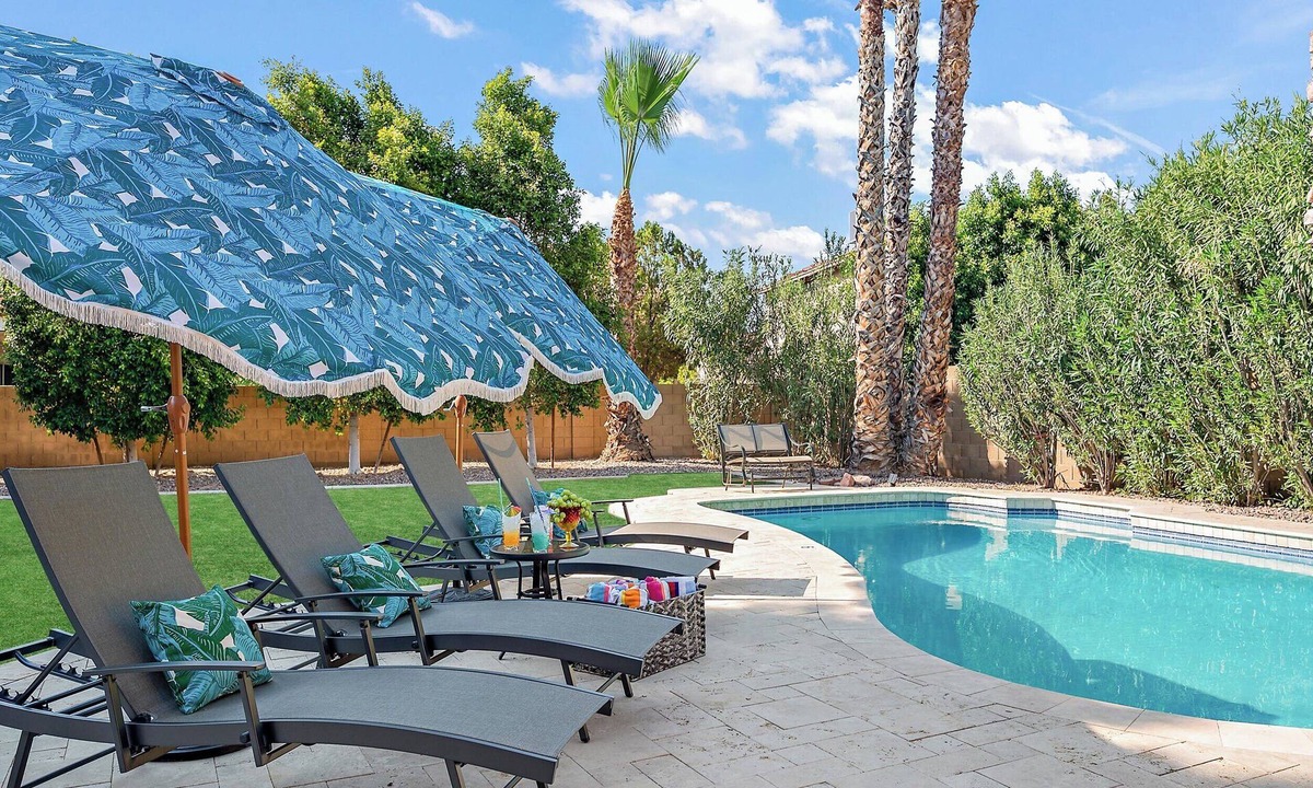 Chandler House | 20% OFF this Private Poolside Haven w/Heated Pool, Firepit, BBQ Grill & Pingpong