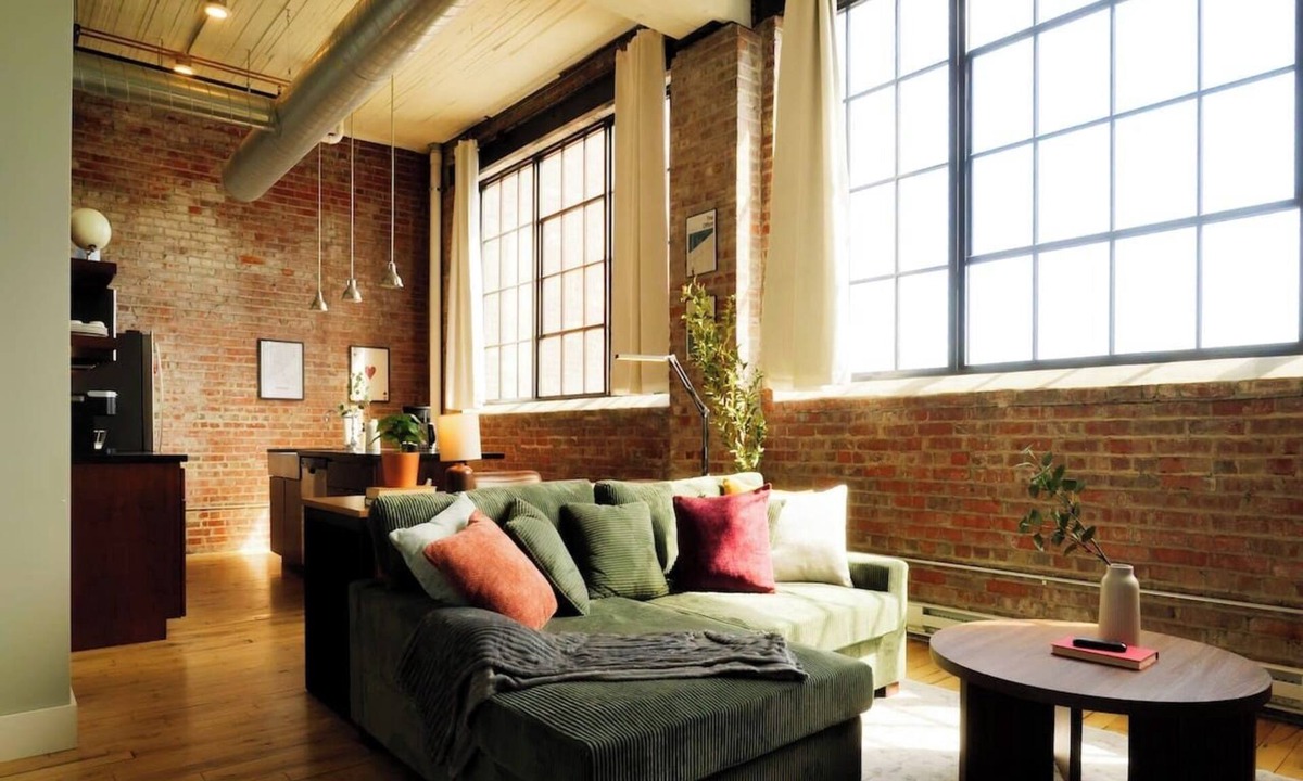Peoria Apartment | 214 Cooperage | Stylish 1BR Warehouse Loft