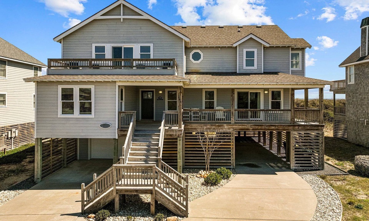 Duck House | 2500 - Cats Pause, Sanderling home with amazing oceanfront views from top two floors