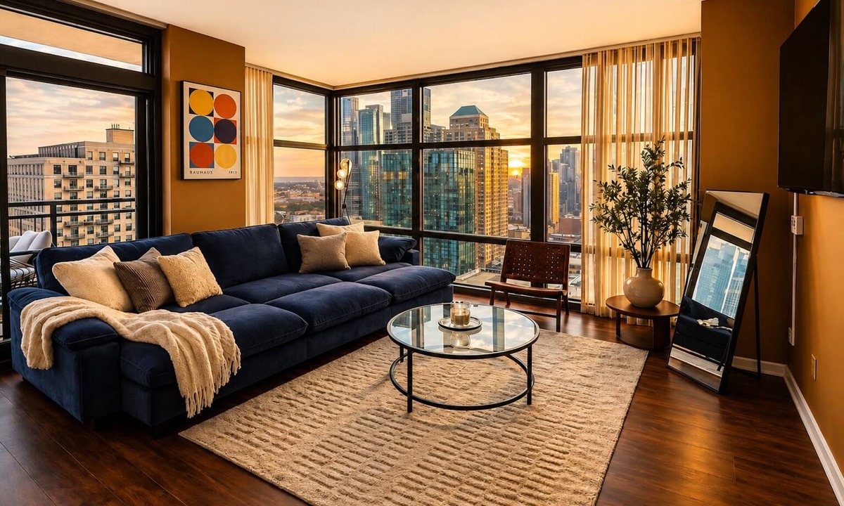 The Loop Hotel | 25th Floor 2BR Grant Park Suite with Balcony