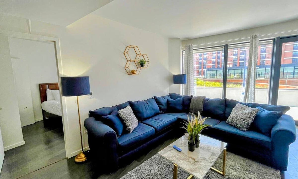 East Orange Apartment | 2BR/2Ba Apt-5 min to Seton Hall w/patio & parking