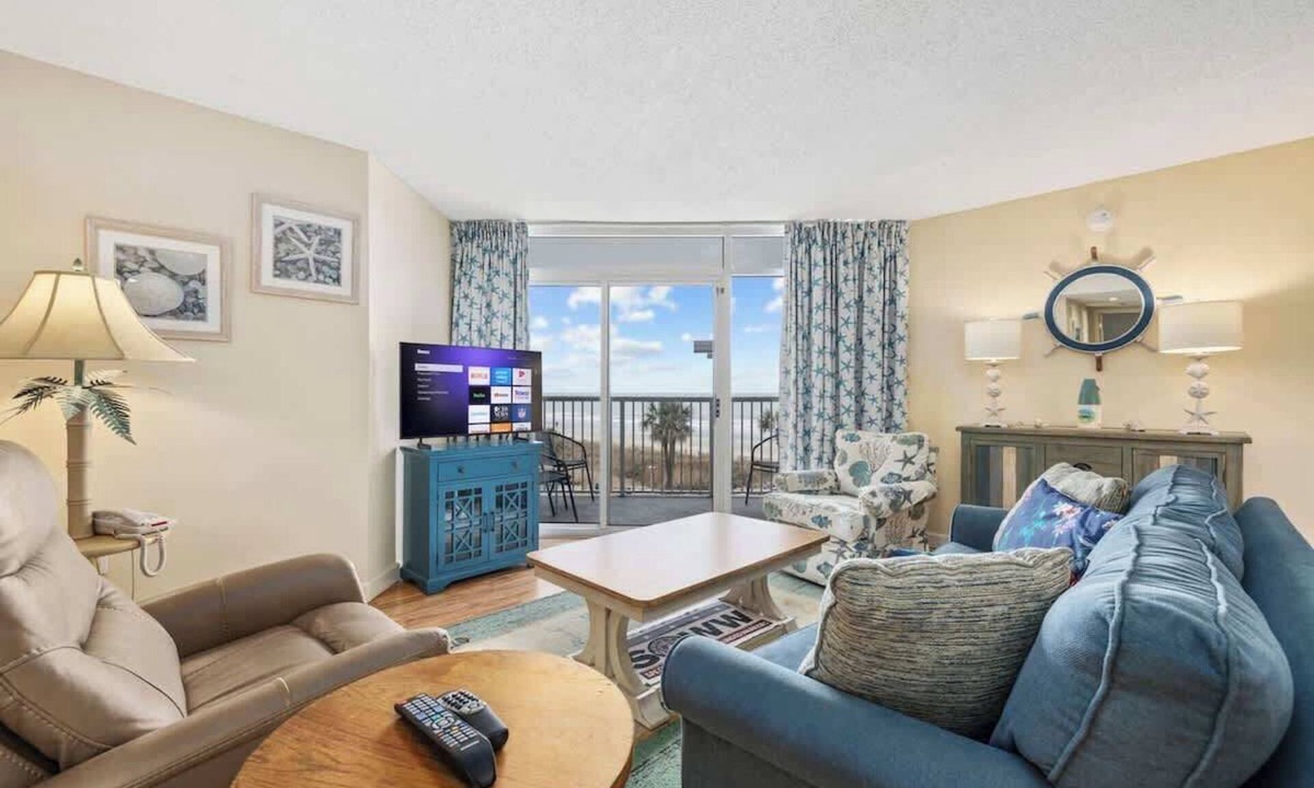 Arcadian Shores Apartment | 2BR/2BA Surf & Sand Hideaway