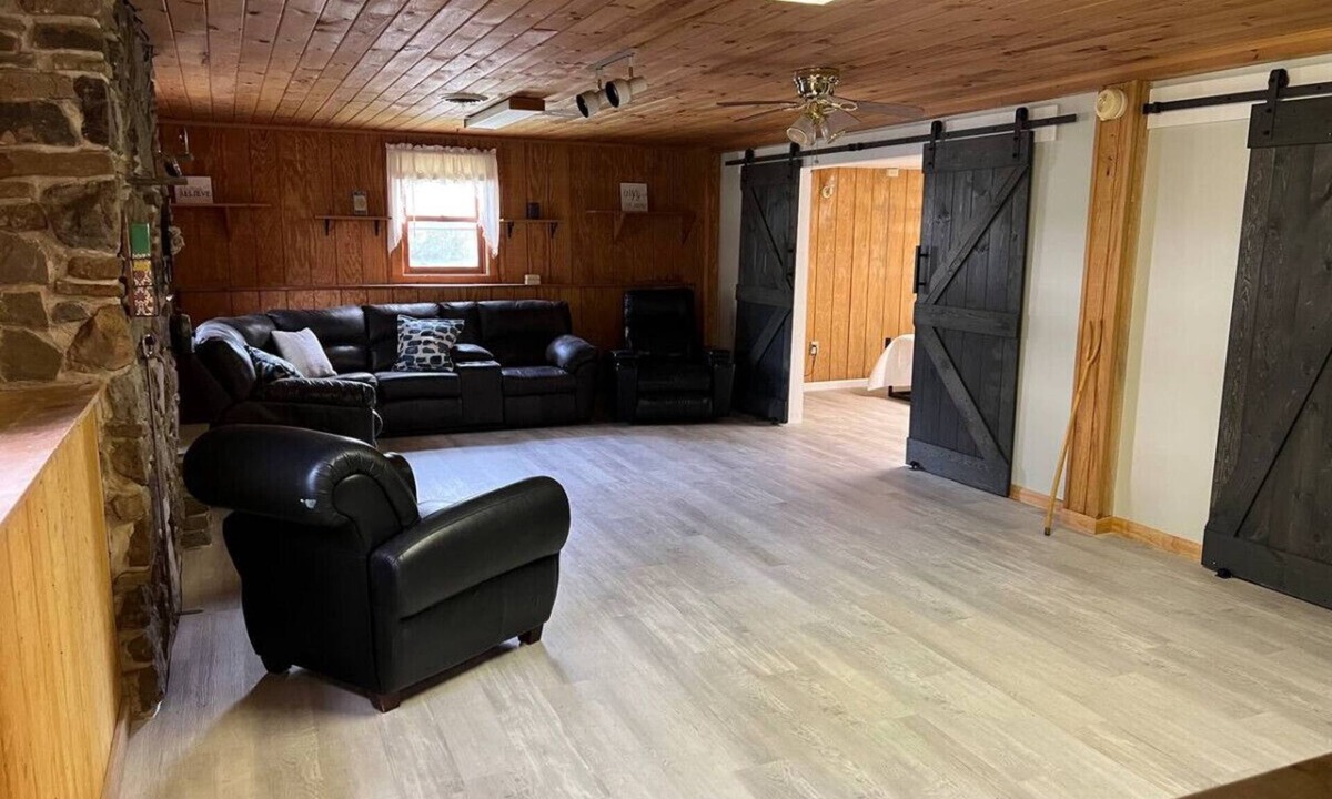 Wellsboro House | ​2BR w/Fireplace | Backyard Seating + Firepit