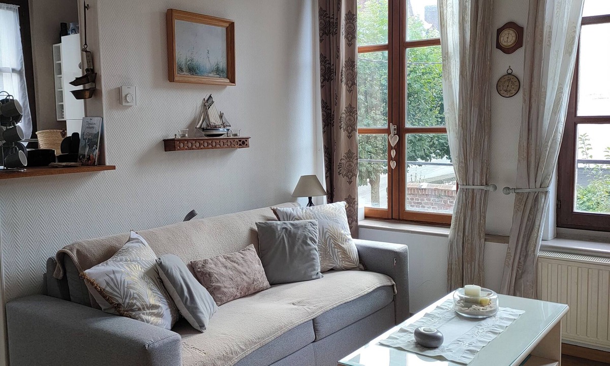 Dieppe Apartment | 2P. all comfort-48m2+garden.beach, port, shops and castle 8mn walk