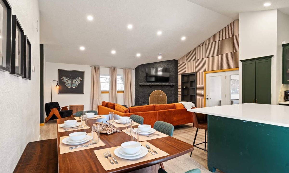 Central Oklahoma City House | 3 BDR NW OKC, Duplex, Hot Tub, Firepit, Shuffleboard by 12 Point Getaways