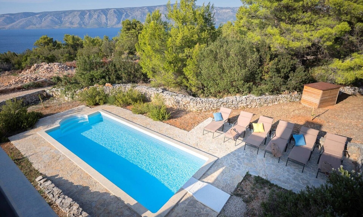 Rudina Villa | 3-bedroom villa Martina with private pool and stunning sea view