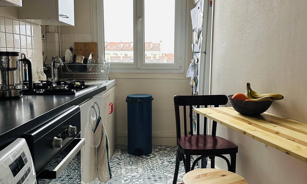 Centre Apartment | 3 rooms, RER-A Nanterre Ville, old town center