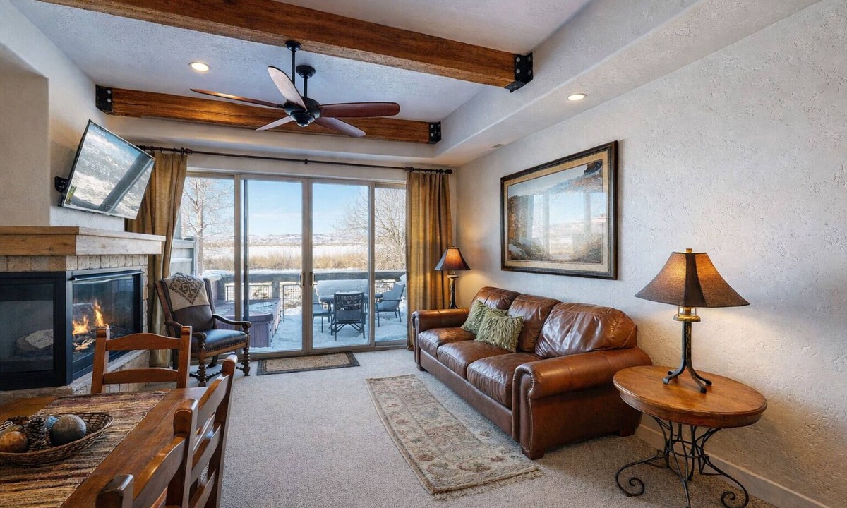 Kimball Junction Condo | 36 Newpark cozy creekside stay Canyons Village