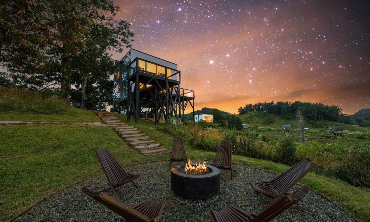 Marshall Cabin | 3BR Cabin 4 |Hot Tub + Pizza Oven +Fire Pit +Views
