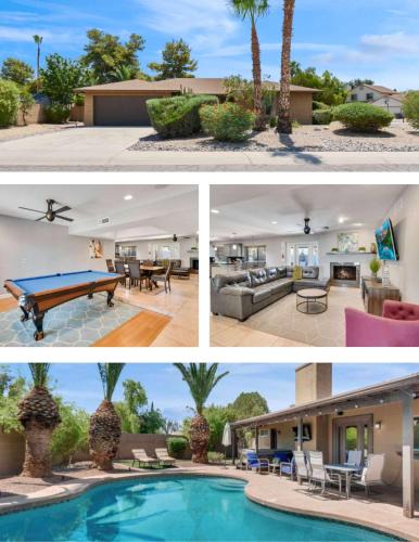 Trails North House | 4 bdr, Two Master suite, billiards & desert oasis pool