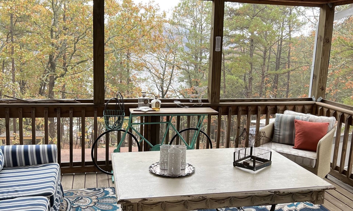 Shirley House | 4-bedroom 3 bath vacation home Lake Front with a Hot Tub pavilion & bunk house