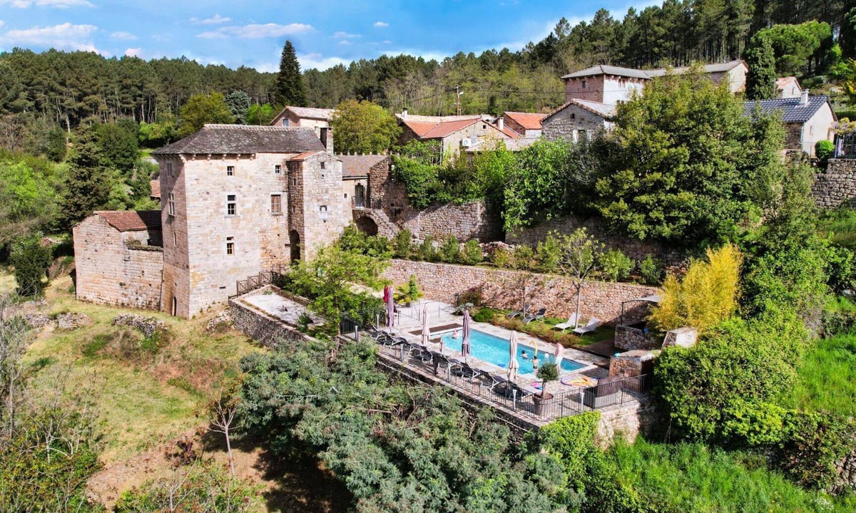 Chambonas House | 4**** Cottage - Heated swimming pool with panoramic view