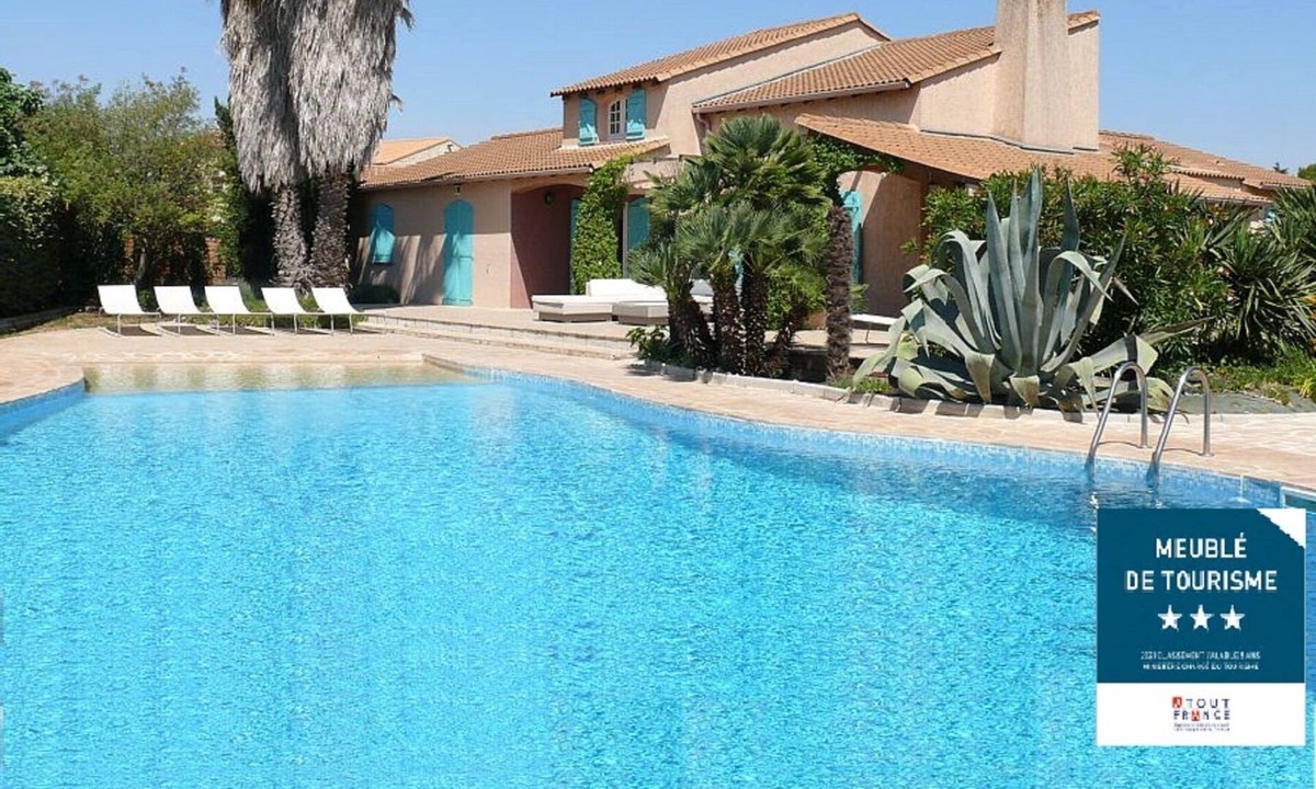 Marseillan Plage Villa | -45% may 16–may 23 🏡 Heated XXL Pool 🐾 Pets Welcome – Mediterranean Villa