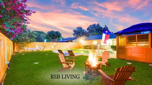 Irving House | 4BR 2B Home with Pool Hot Tub Fire Pit