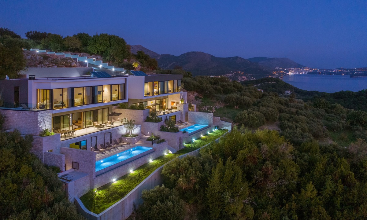 Orasac Villa | 5 Bedroom Villa Frida with Infinity Pool Overlooking Adriatic Sea
