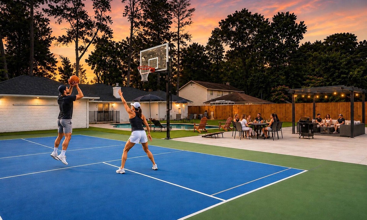 Spring House | 5BR/3BR Luxury Oasis- Pool, Spa, Mini Golf, Pickleball, Basketball