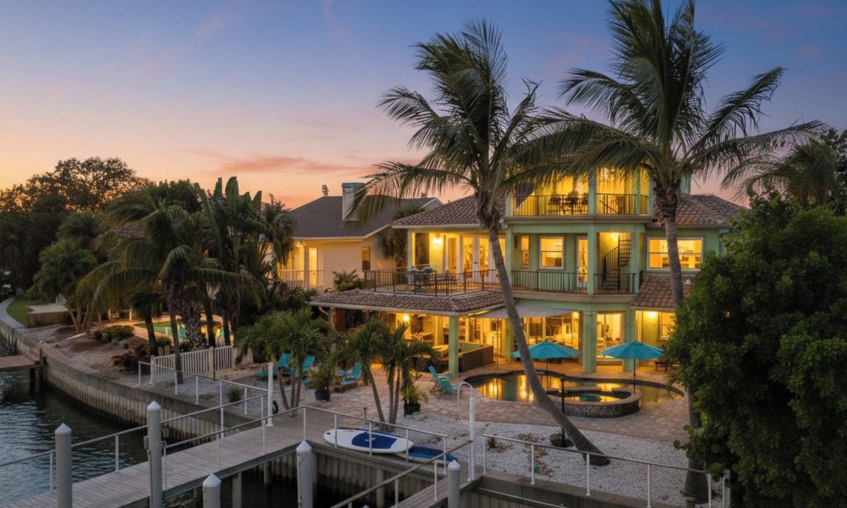 Indian Rocks Beach House | 5BR/6BA Waterfront Pool/Spa (2) 6-seat golf carts