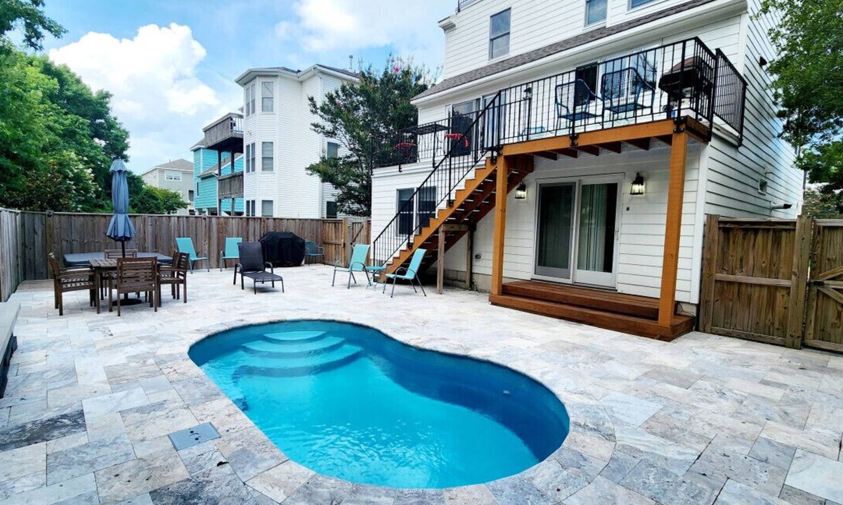 Croatan Beach House | 5BR Beach Home with Pool & Hot Tub & Rooftop Deck
