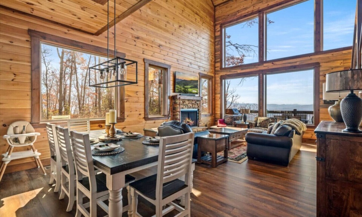 Sevierville Cabin | 5BR Indoor Pool*Hot Tub*Theater*Game Room*Views!