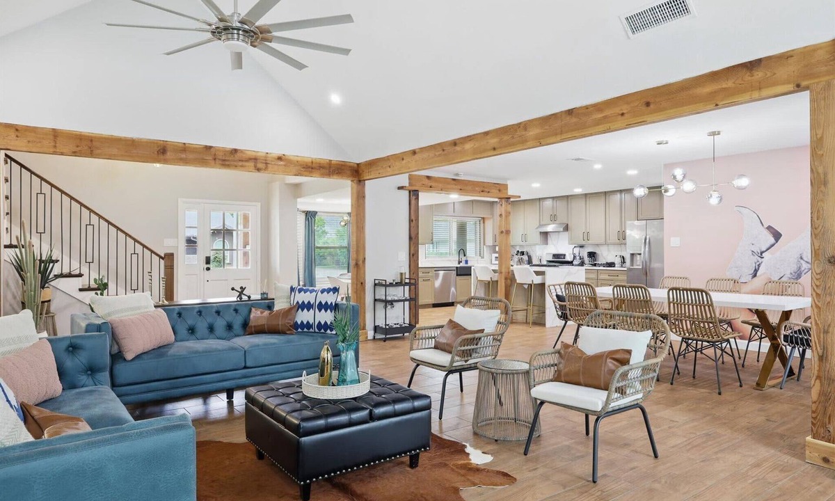 North Richland Hills House | 5BR Near AT&T Stadium | Pool, Golf Sim, EV
