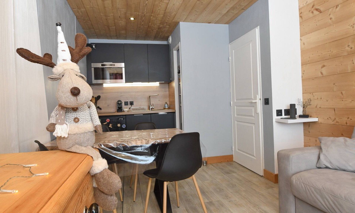 Valmeinier Apartment | 5pers. Running boards Modern Mountain View